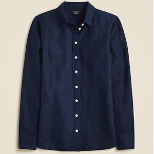 NWT Jcrew Wren slim shirt in Baird McNutt Irish linen | Size 0